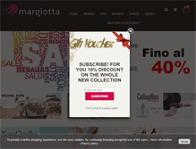 Tablet Screenshot of margiottashoes.com